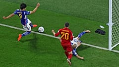 مباراة اليابان وإسبانيا التي انتهت بفوز اليابان 2-1 / 01/12/2022