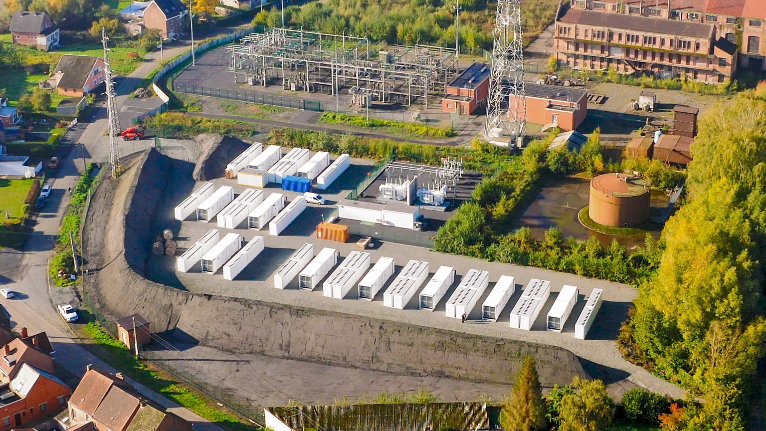 A belgiumi akkumulátortelep
