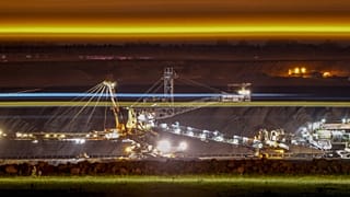 A Garzweiler külszíni szénbánya németországi Luetzerathban