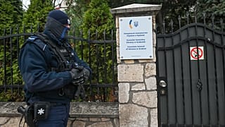 Polonya'nın Krakov kentindeki Ukrayna Konsolosluğu hayvan gözleri içeren paketin gönderildiği adreslerden biri