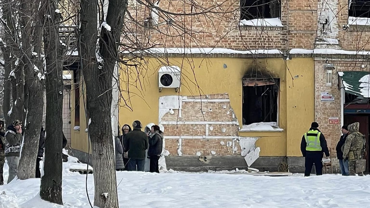 A műalkotás hűlt helye Hosztomelben