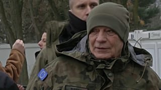 Josep Borrell durante la inauguración de la misión de entrenamiento militar en Polonia