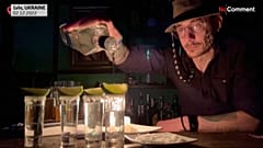Cocktails und Kerzenschein