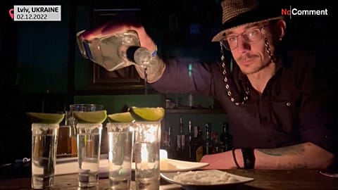 Cocktails und Kerzenschein