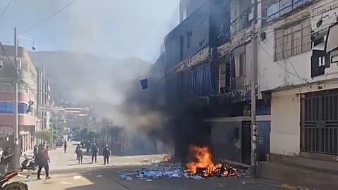 Беспорядки на юге Перу из-за убийства 18-летнего юноши.