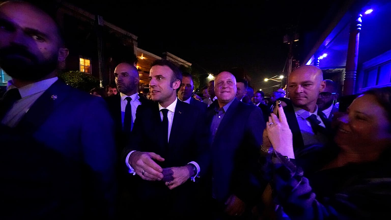 Macron ABD ziyaretinde eski Fransız kolonisi Louisiana'ya gitt