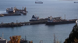 Нефтяные танкеры в Новороссийске