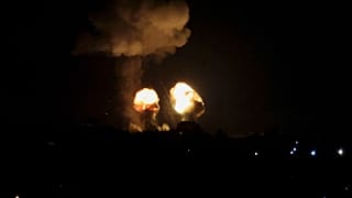Reaktion auf palästinensische Raketen: Angriffe auf den Gaza-Streifen