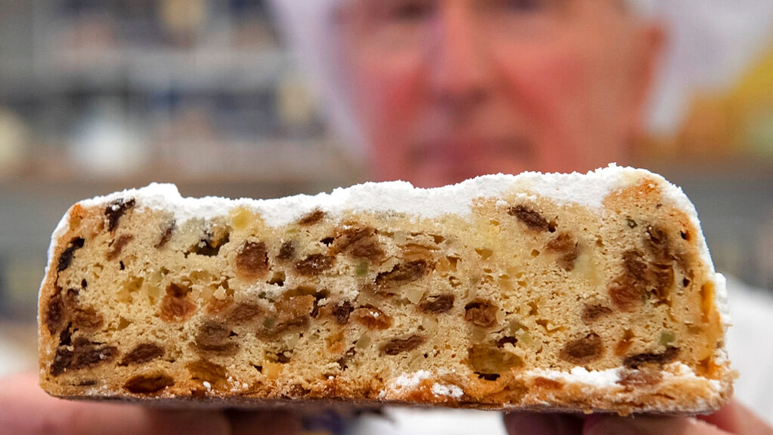 Spezialität zu Weihnachten: Stollen