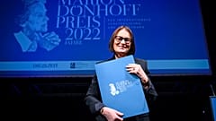 La militante russe des droits de l'homme Irina Scherbakova, à Hambourg, le 04/12/2022