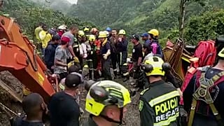 Colombian Searcha nd Rescue efforts underway