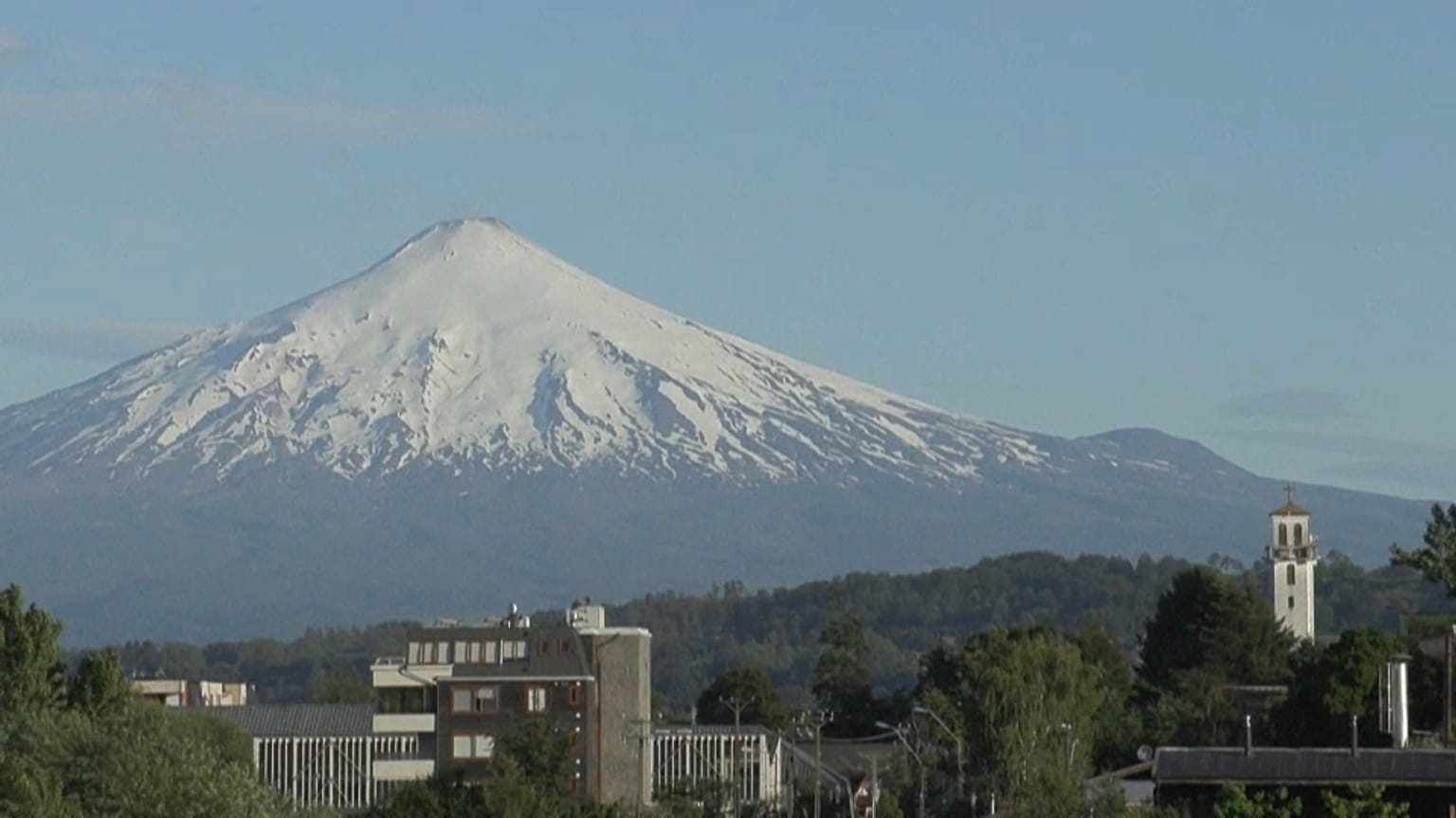 El volcán Villarrica