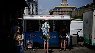 Киоск с едой быстрого питания в Дании