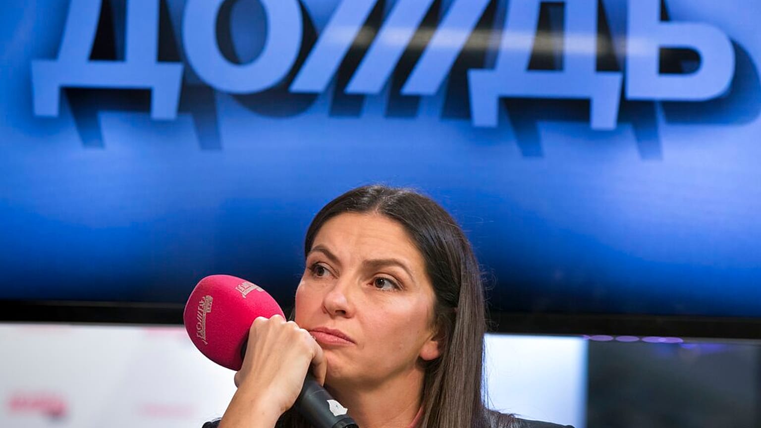 Η διεθύντρια του σταθμού Dozhd Νατάλια Σιντέγεβα