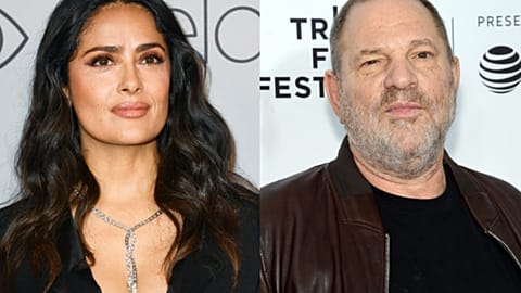Salma Hayek speaks out against Harvey Weinstein on 13 December 2017