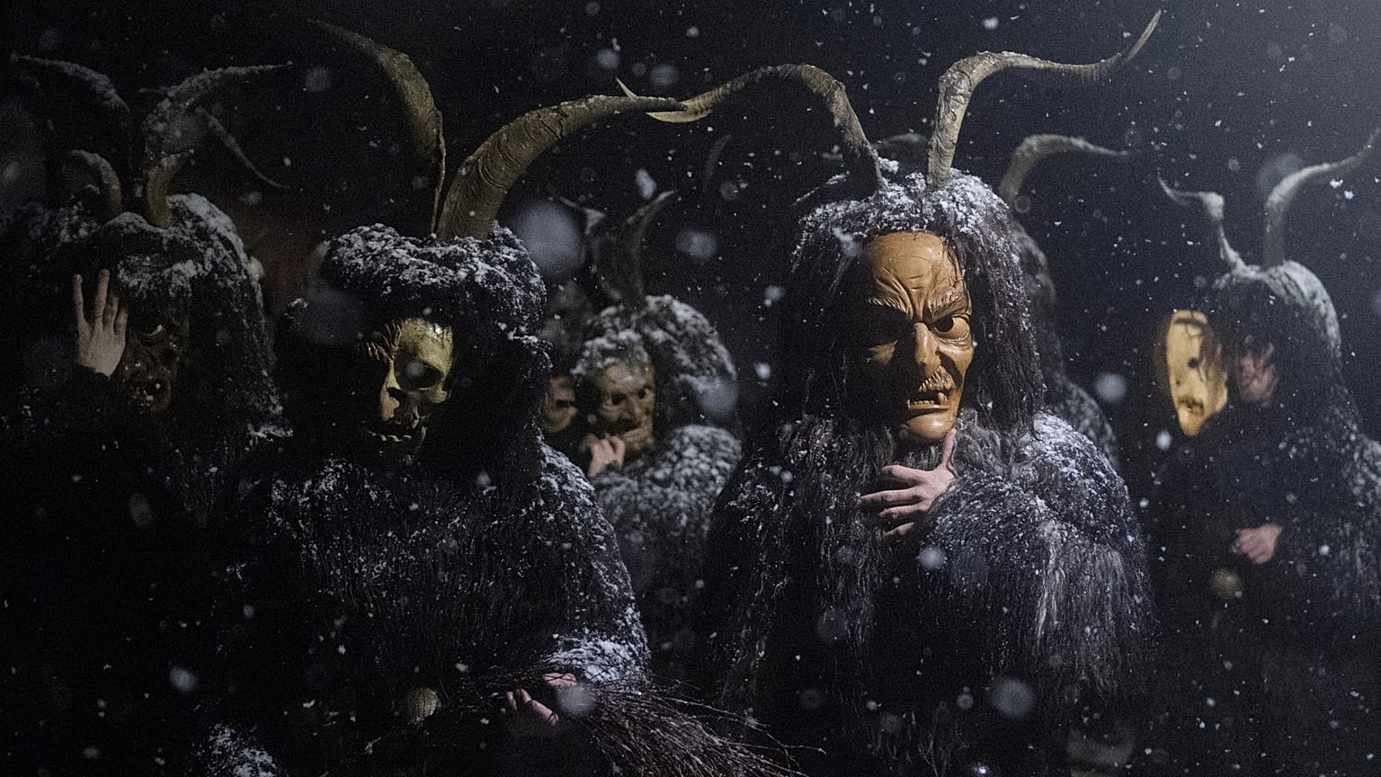 La parade de la Saint Nicolas "Nikolospiel" organisée à Bad Mitterndorf en Autriche, le 5 décembre 2022
