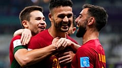 Le Portugais Goncalo Ramos a inscrit un triplé face à la Suisse