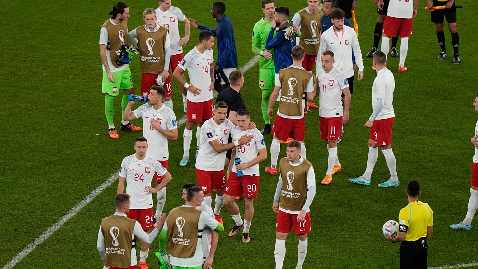 Poland lost 1-3 to France in their Round of 16 knockout match at the FIFA World Cup in Qatar.