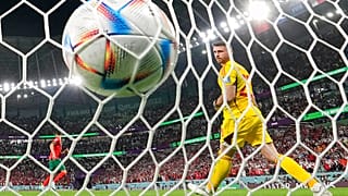 2022 Dünya Kupası'nda Faslı futbolcu Hakimi'nin İspanya'ya attığı penaltı golü