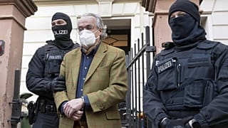XIII. Henrik Reuss herceg letartóztatása Frankfurtban