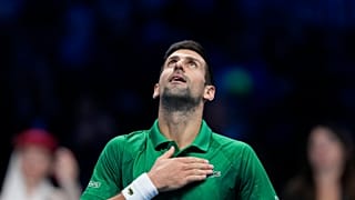 Novak Djokovic nach seinem Sieg bei ATP-Finale
