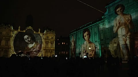Screenshot from Lyon's Fete des Lumieres