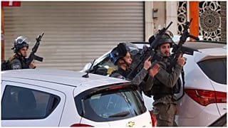 عناصر من الجيش الإسرائيلي في الضفة الغربية