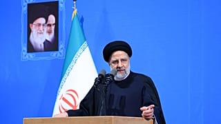 Эбрахим Раиси выступил перед студентами Тегеранского университета, 7 декабря 2022 года.