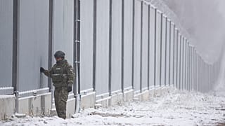 Польско-белорусская граница, ноябрь 2022 года.