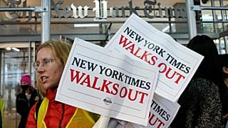 Сотрудники NYT вышли на забастовку