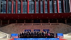 Die Teilnehmer des EU-Balkangipfels in Tirana, Albanien, am 6. Dezember 2022