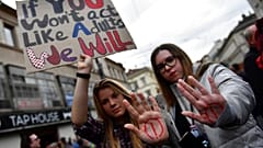 Protesto de professores e estudantes em Budapeste, outubro de 2022