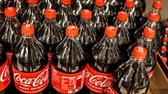 Coca-Cola displayed in a supermarket in Toulouse, southwestern France.