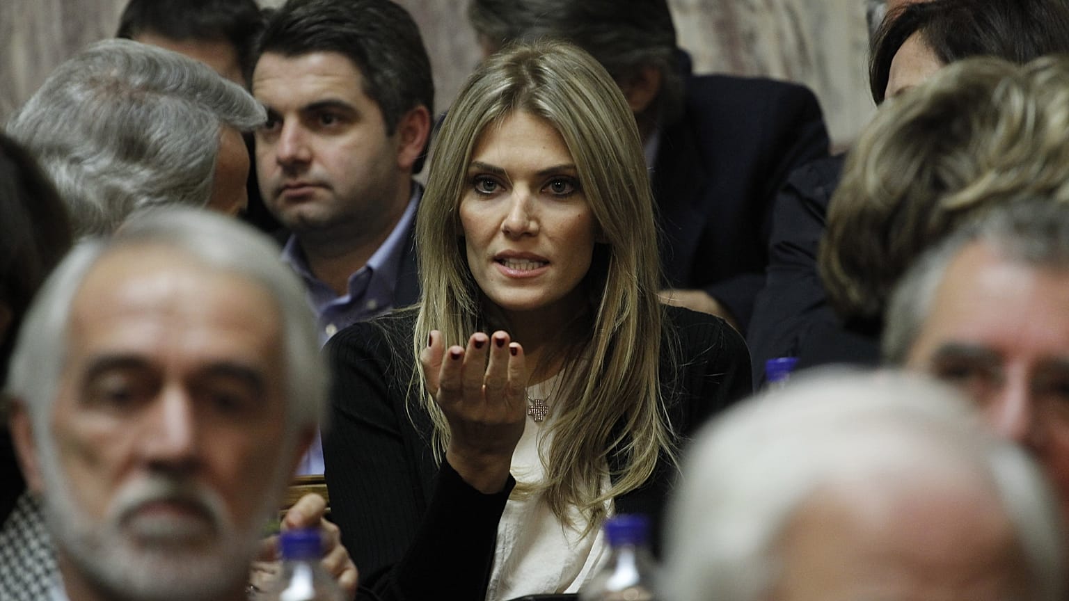 Eva Kaili was a popular politician and journalist in Greece prior to becoming an MEP and vice president of the European Parliament. 3 November 2011