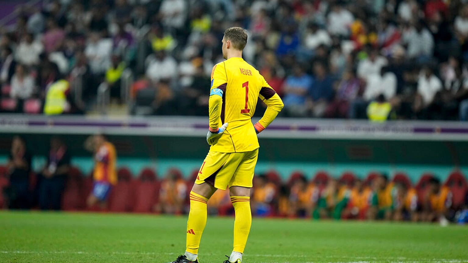 Deutschlands Nationalkeeper Manuel Neuer bei der WM in Katar
