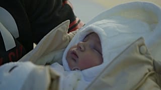 La petite Sofia est arrivée au monde la semaine dernière à Lviv, en Ukraine