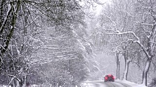 Im Harz - wie hier bei Schierke - liegt schon seit einigen Tagen Schnee