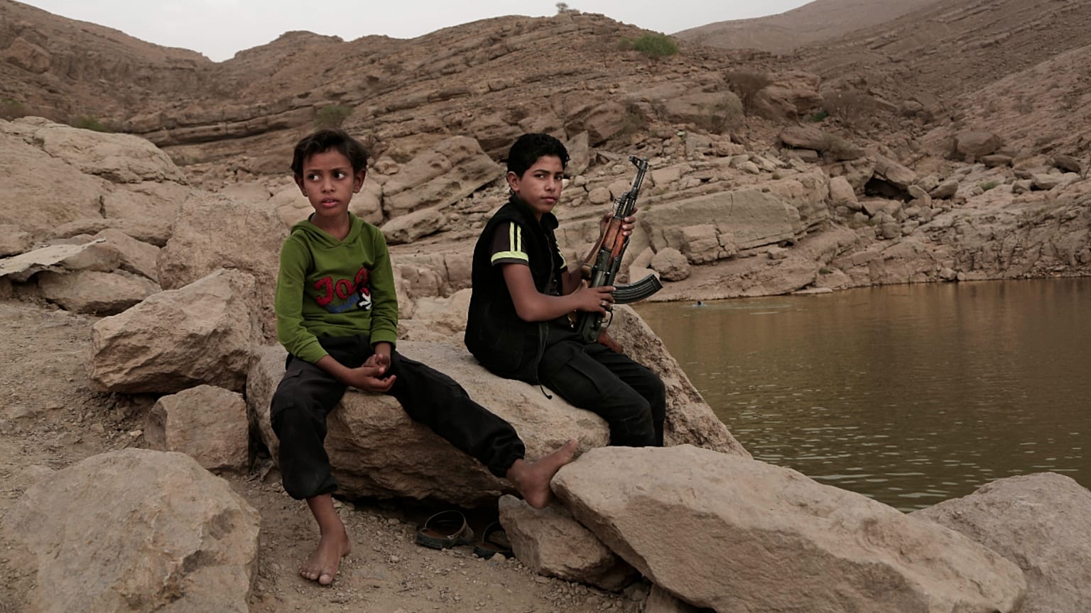أطفال مجندون في اليمن