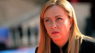 Italy's Prime Minister Giorgia Meloni arrives for the EU-Western Balkans Summit, in Tirana, Albania, Tuesday, Dec. 6, 2022.