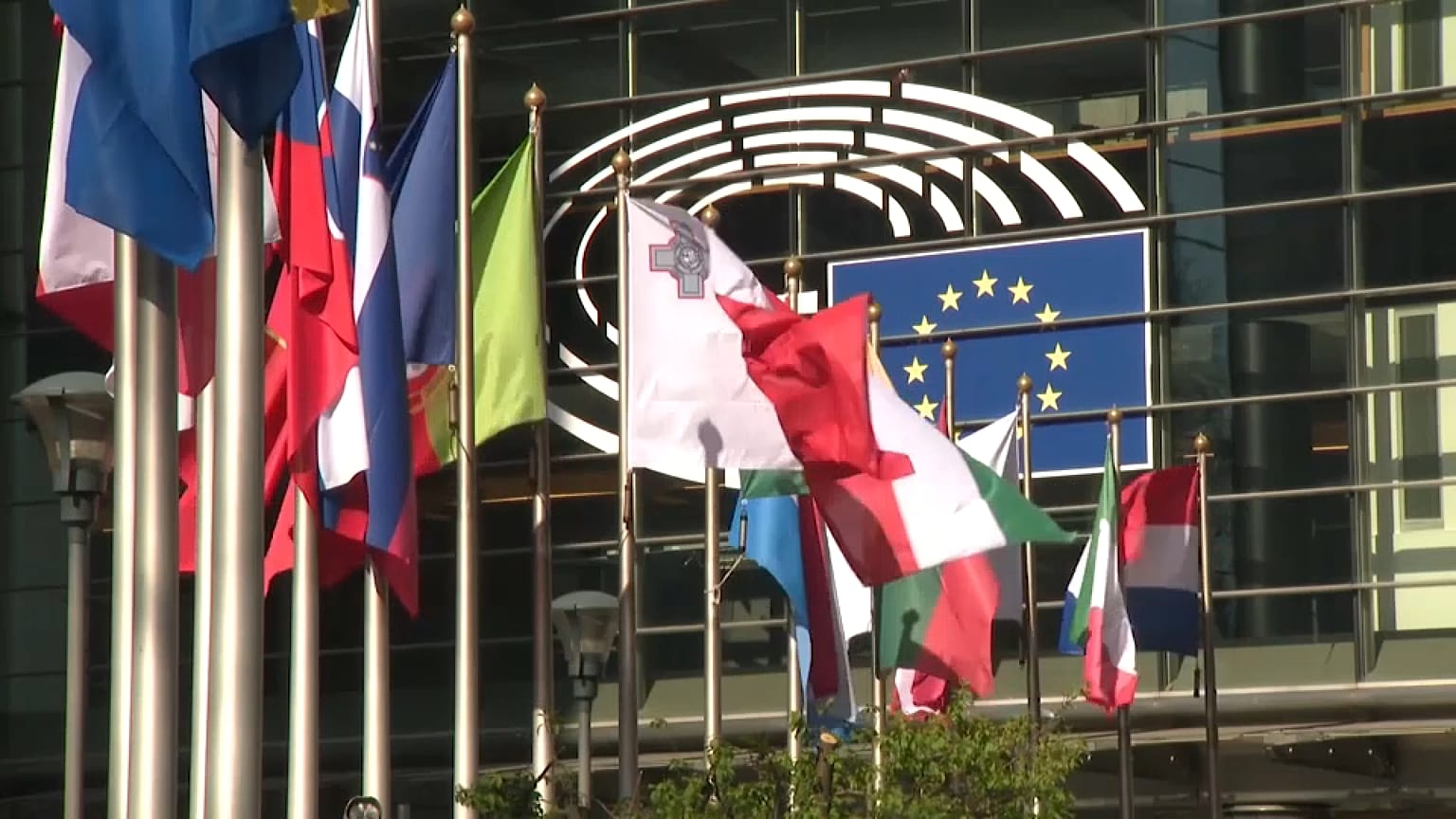 Das Europäische Parlament in Brüssel
