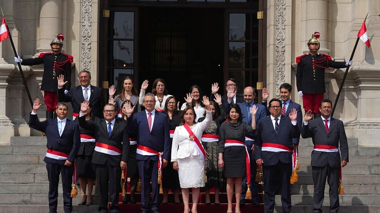 Peruvian President Dina Boluarte