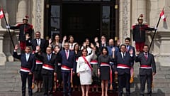 Peruvian President Dina Boluarte
