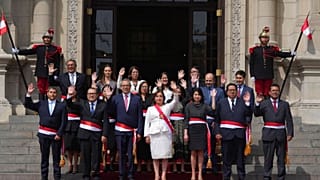 Peruvian President Dina Boluarte