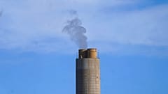 A smokestack stands at a coal plant on June 22, 2022, in Delta, Utah. 