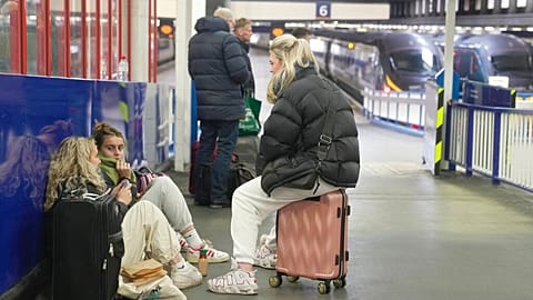 Many passengers face disruption, due to bad weather and limited services
