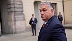 Hungary's Prime Minister Viktor Orban arrives for an EU Summit at Prague Castle in Prague, Czech Republic, Oct 7, 2022. 