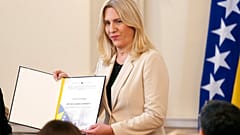 Željka Cvijanović, a háromfős bosnyák elnökség elnöke