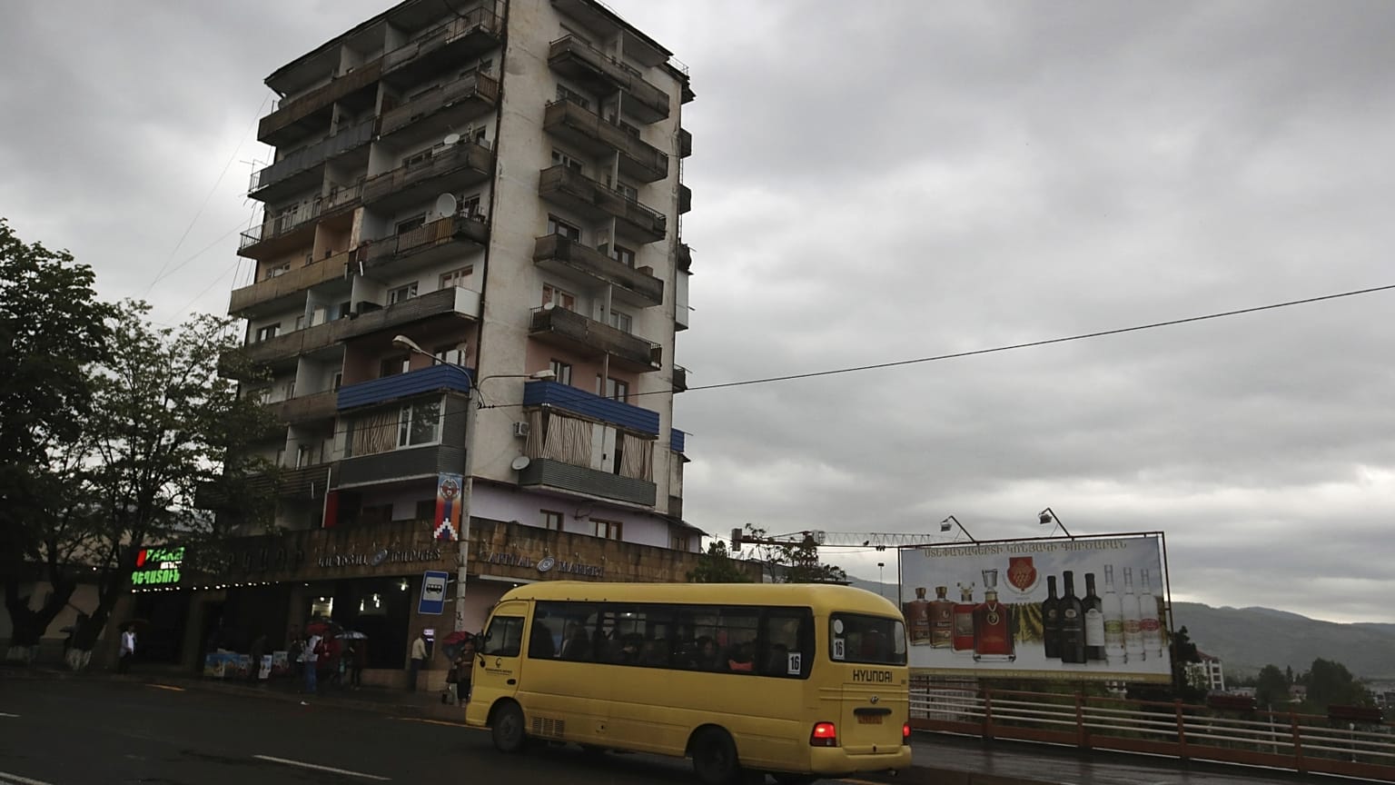 Archív fotó: Sztepanakert, az örmény Hegyi-Karabah (Arcah) fővárosa