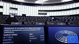 Az Európai Parlament ülésterme kedden