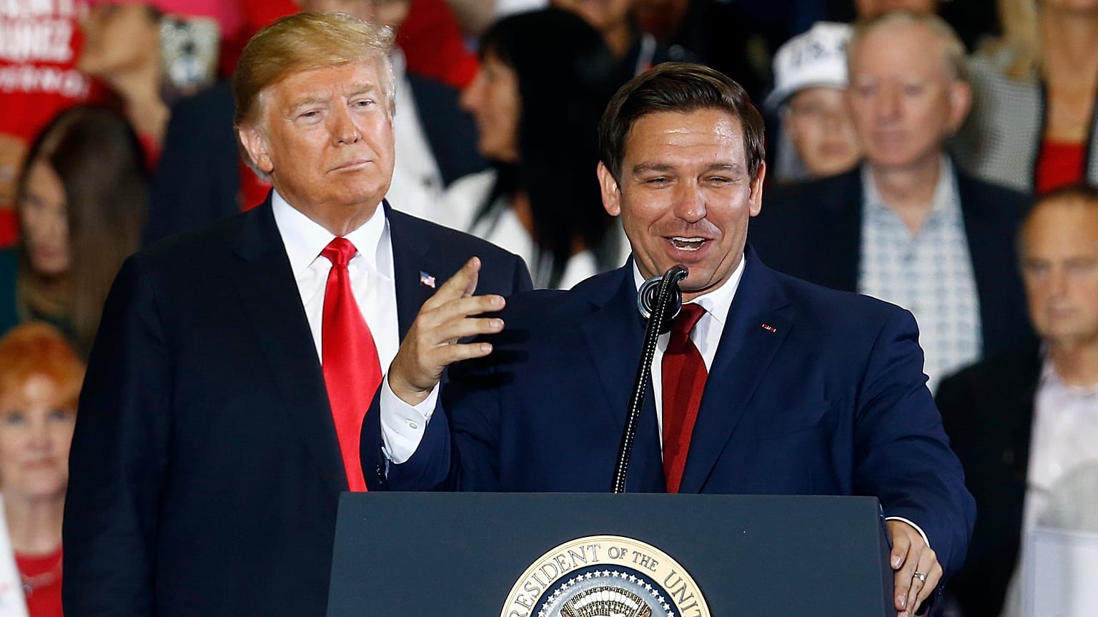 Trump DeSantis támogatójaként még 2018-ban